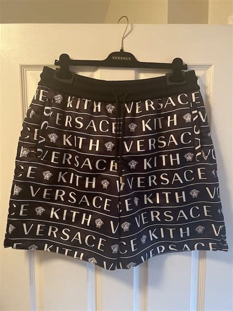 versace kith shorts|Versace kith capsules.